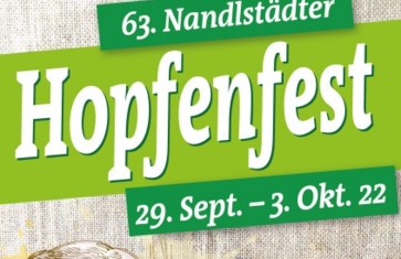 Plakat Nandlstädter Hopfenfest